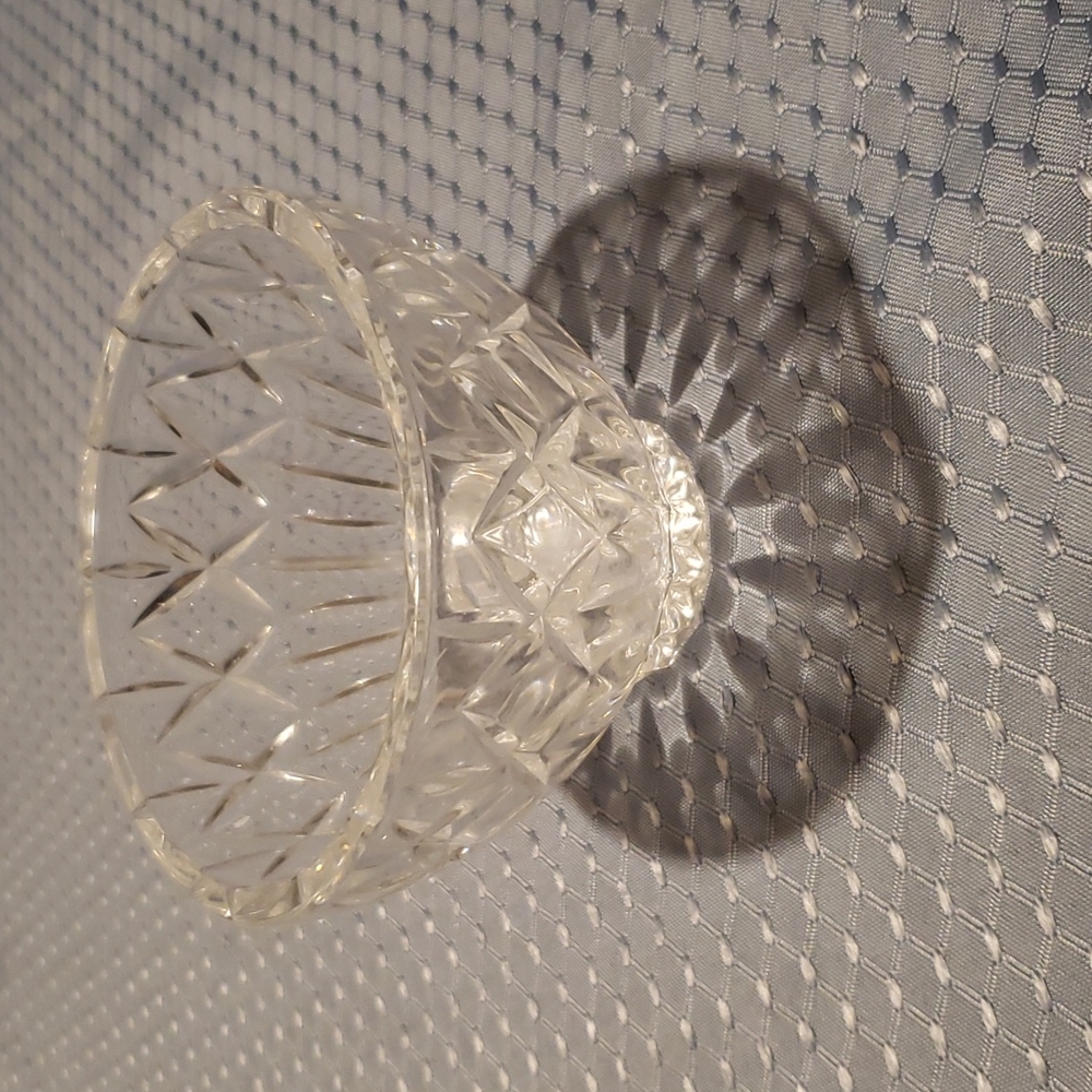 New crystal serving bowl